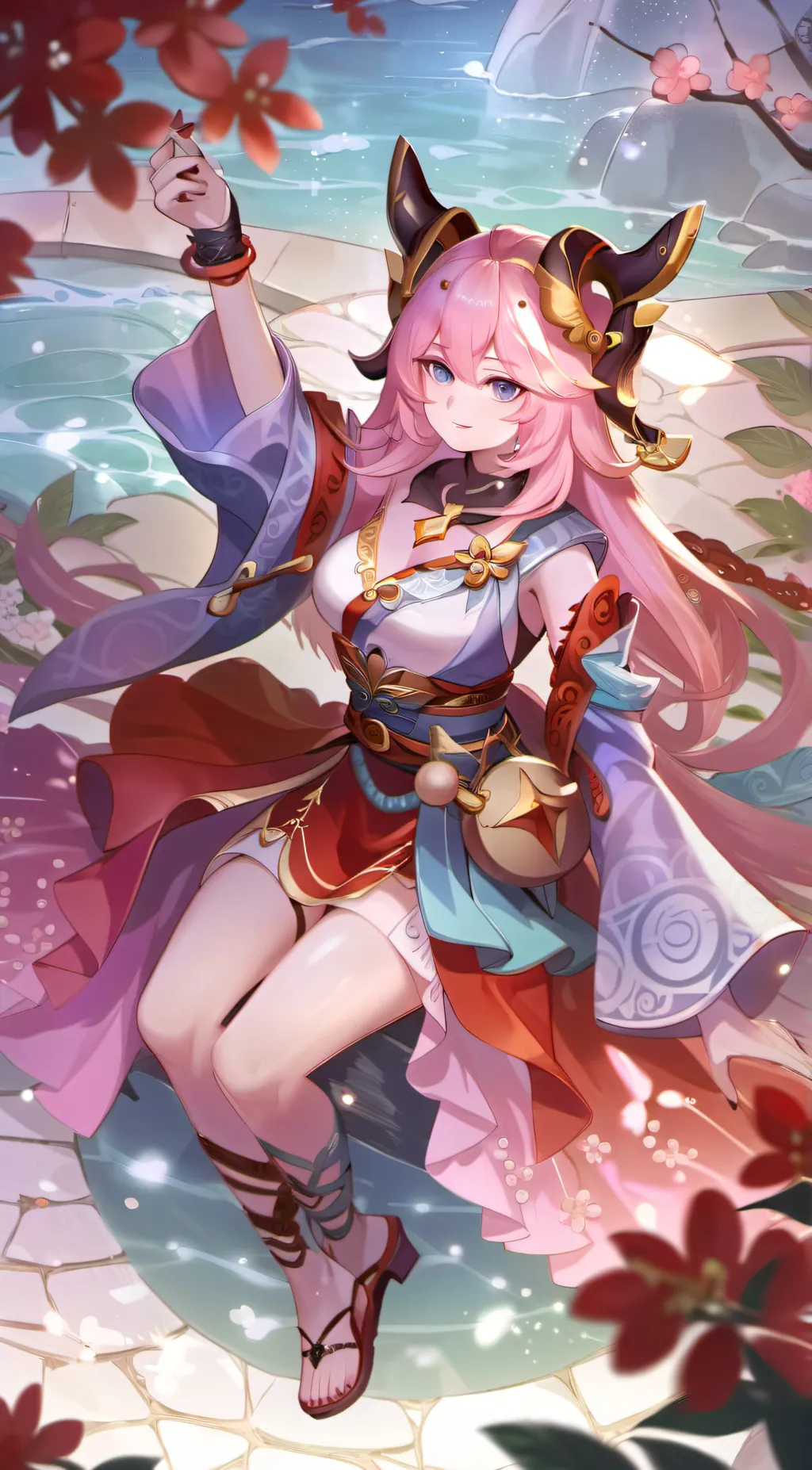 ai character: Yae Miko background