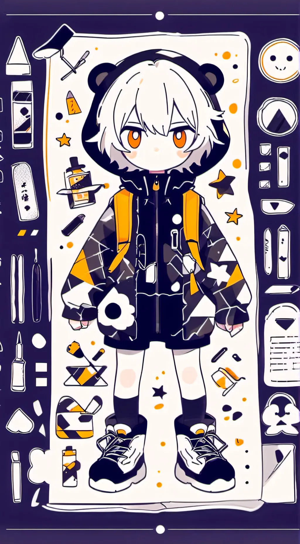 ai character: The Hero background