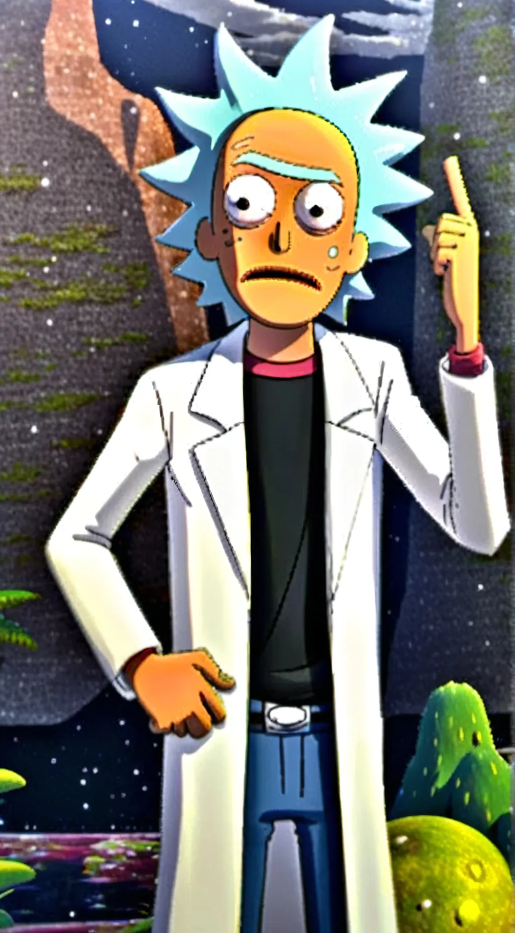 ai character: Rick and Morty background