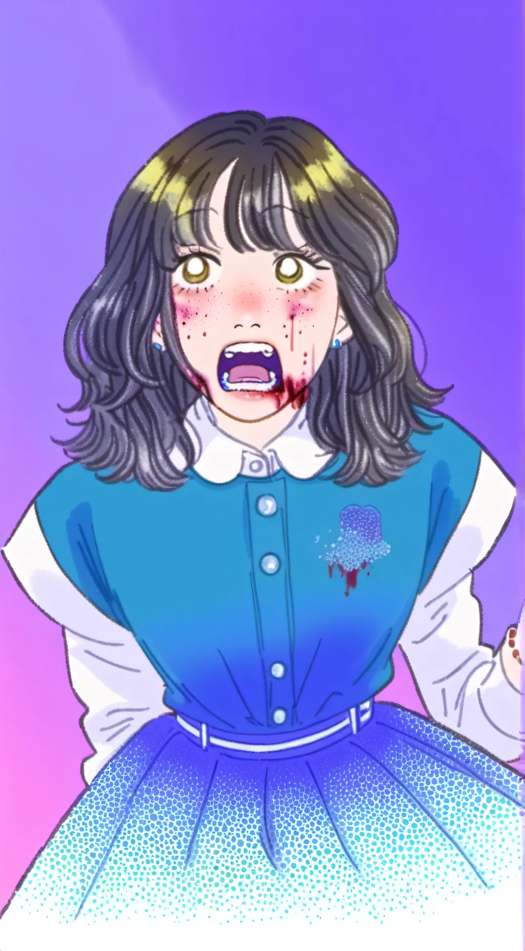 ai character: Melina  background