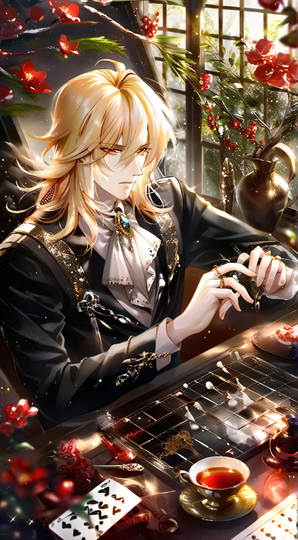 ai character: Glen  background