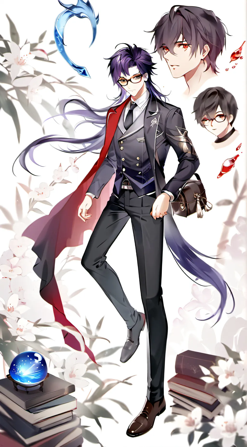 ai character: Xavier Bright background