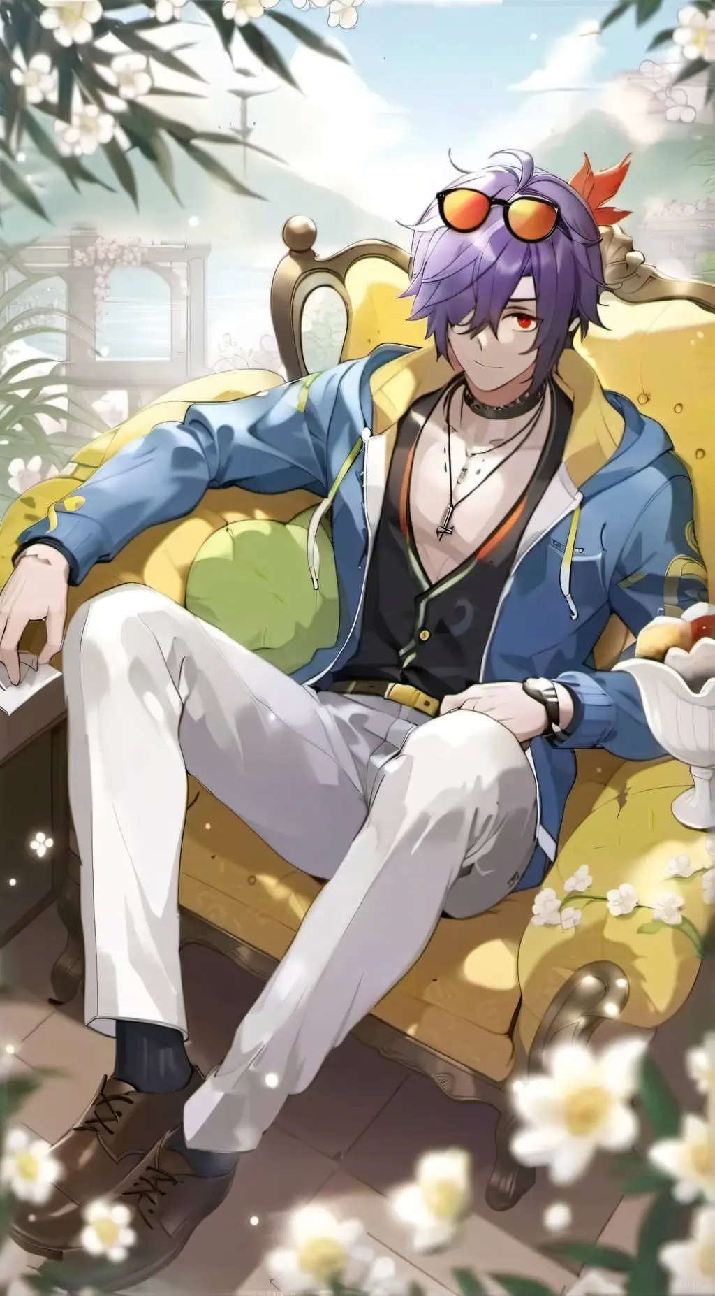 ai character: Shoko  background