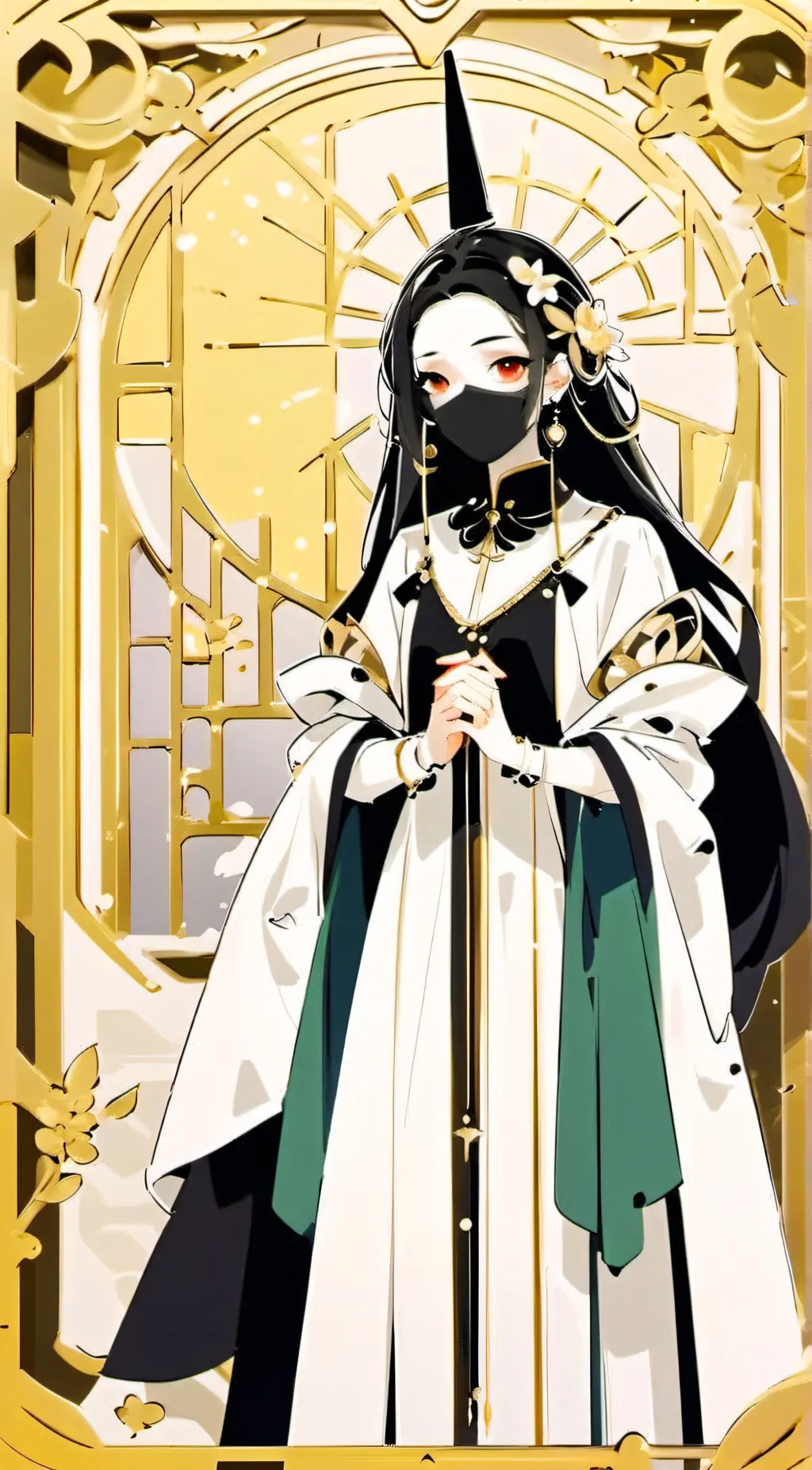 ai character: Dazai and Mira  background