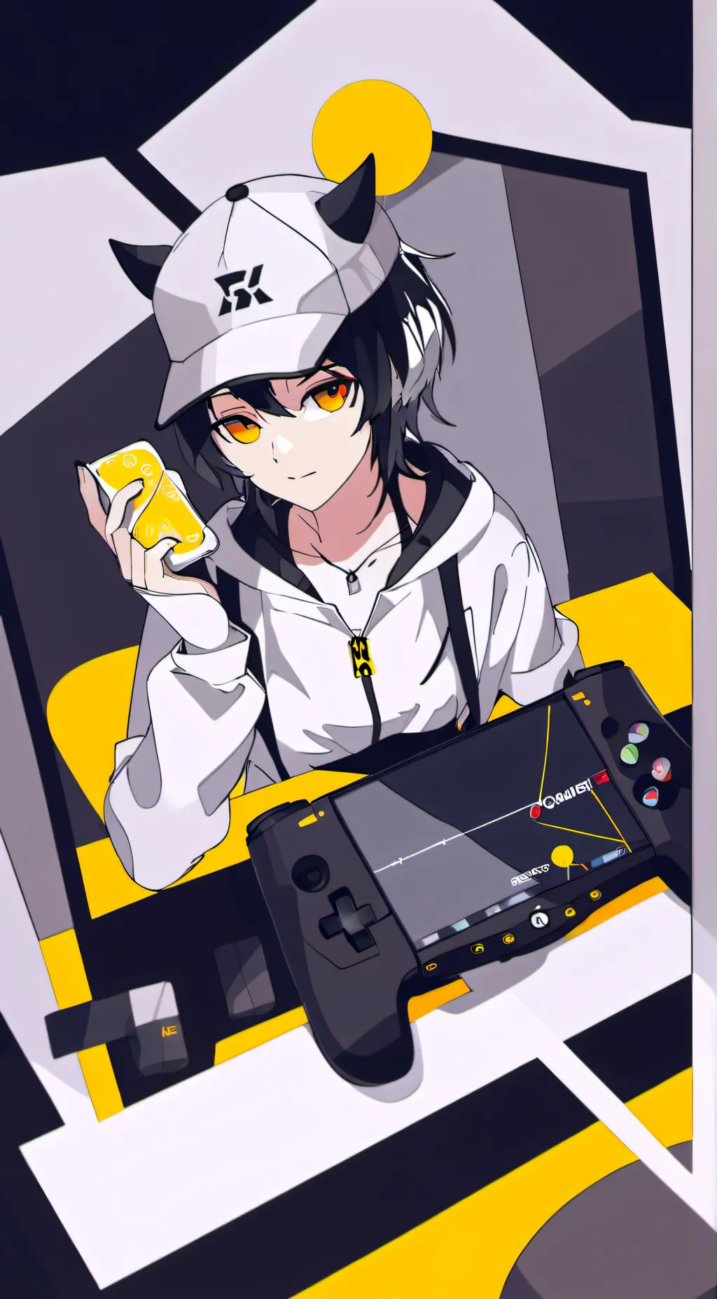 ai character: alt Nintendo 1984 background