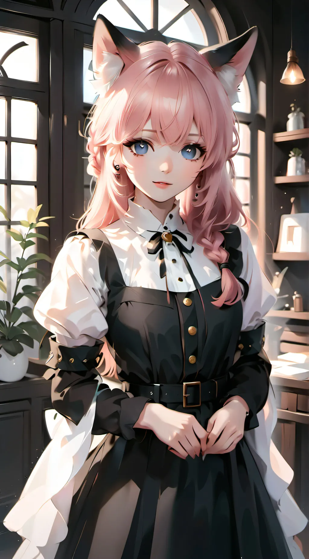 ai character: Akari background