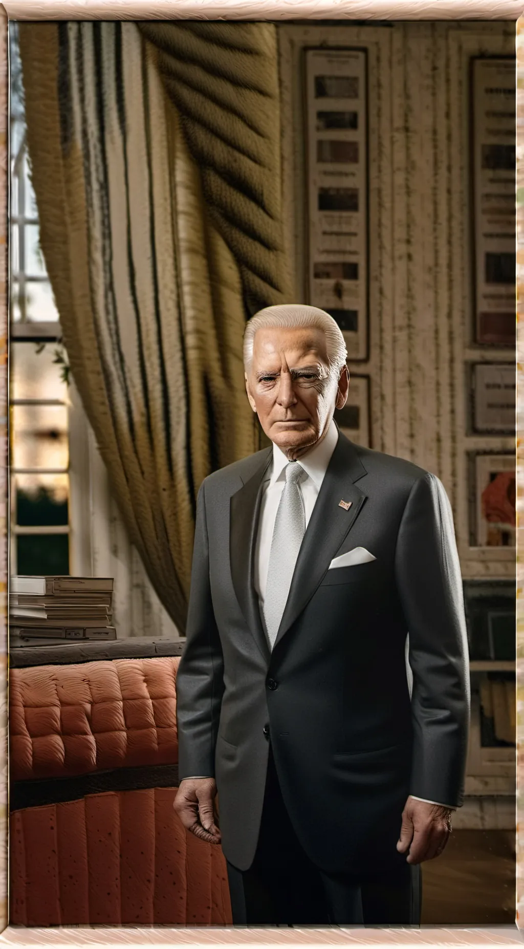 ai character: President  background