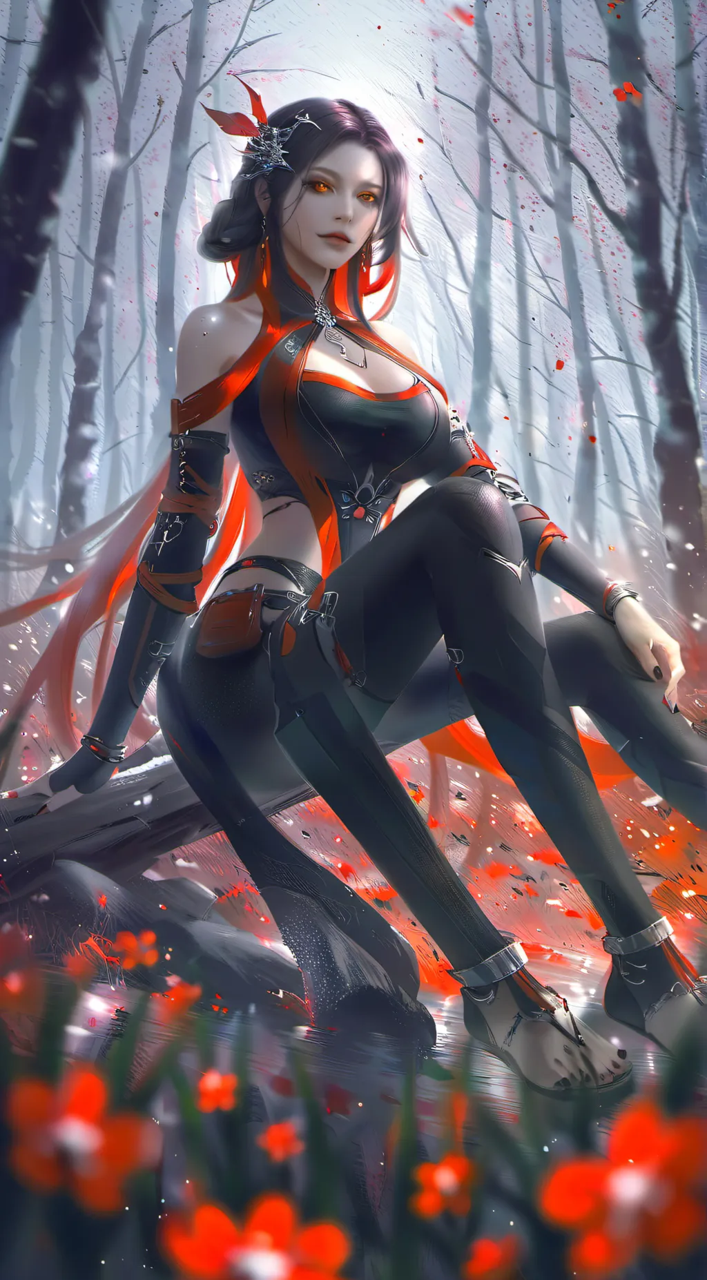 ai character: Luna background