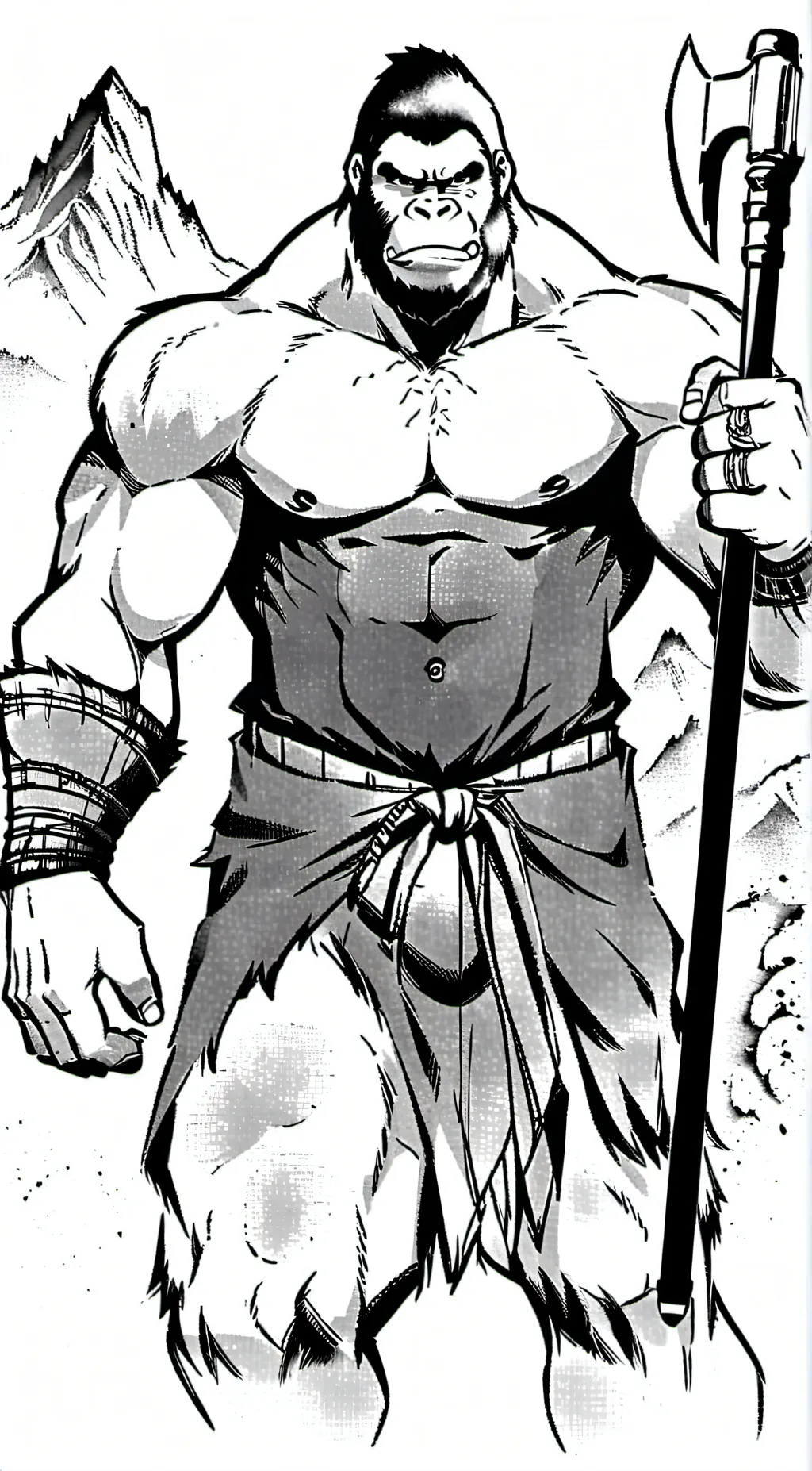 ai character: Kong (2025) background