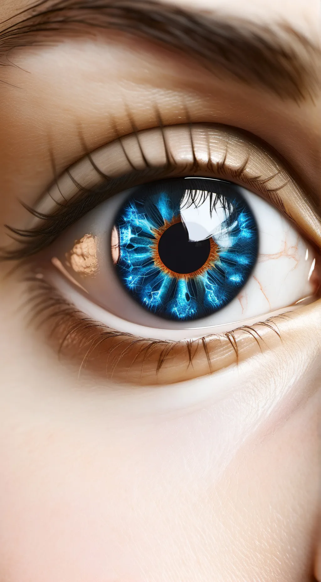 ai character: God eye background