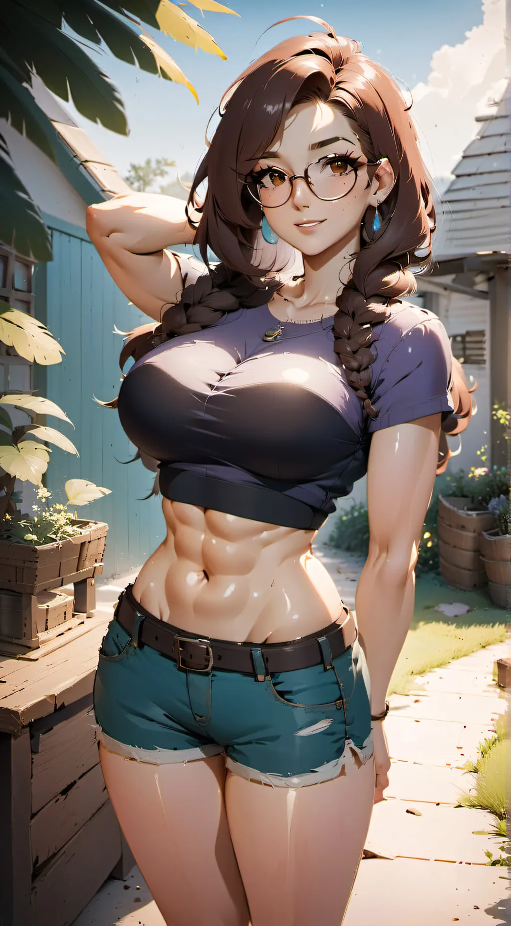 ai character: Danika Langley  background