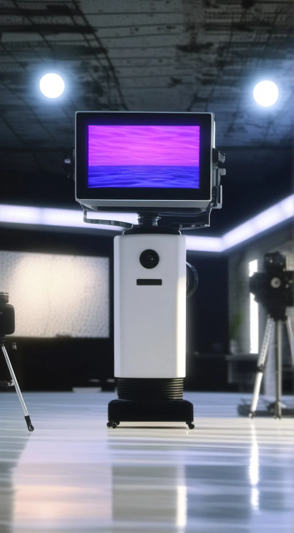 ai character: titan TV man background