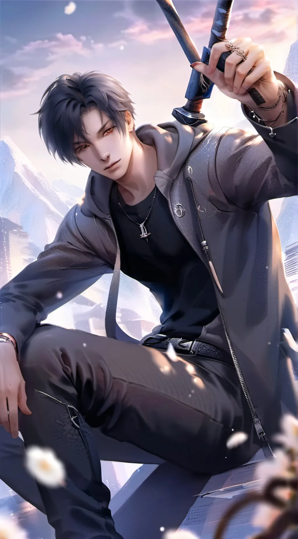 ai character: Leo background