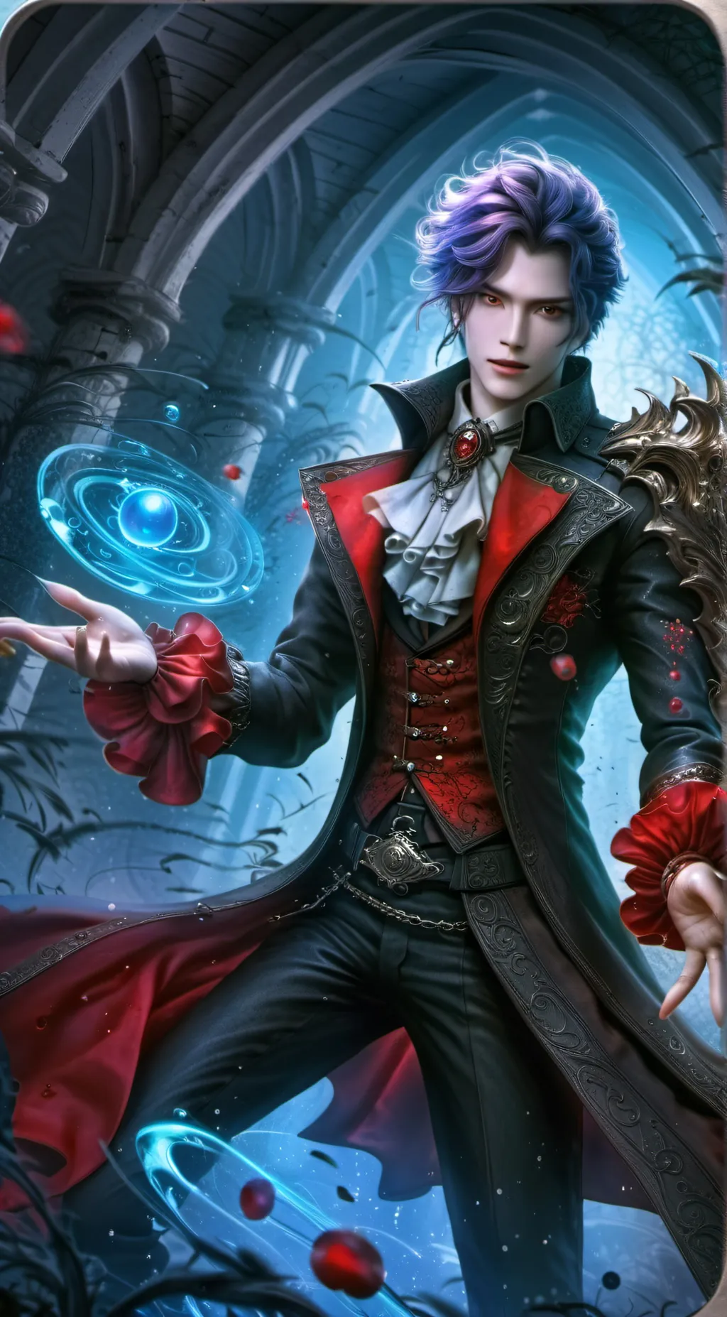 ai character: ASH background