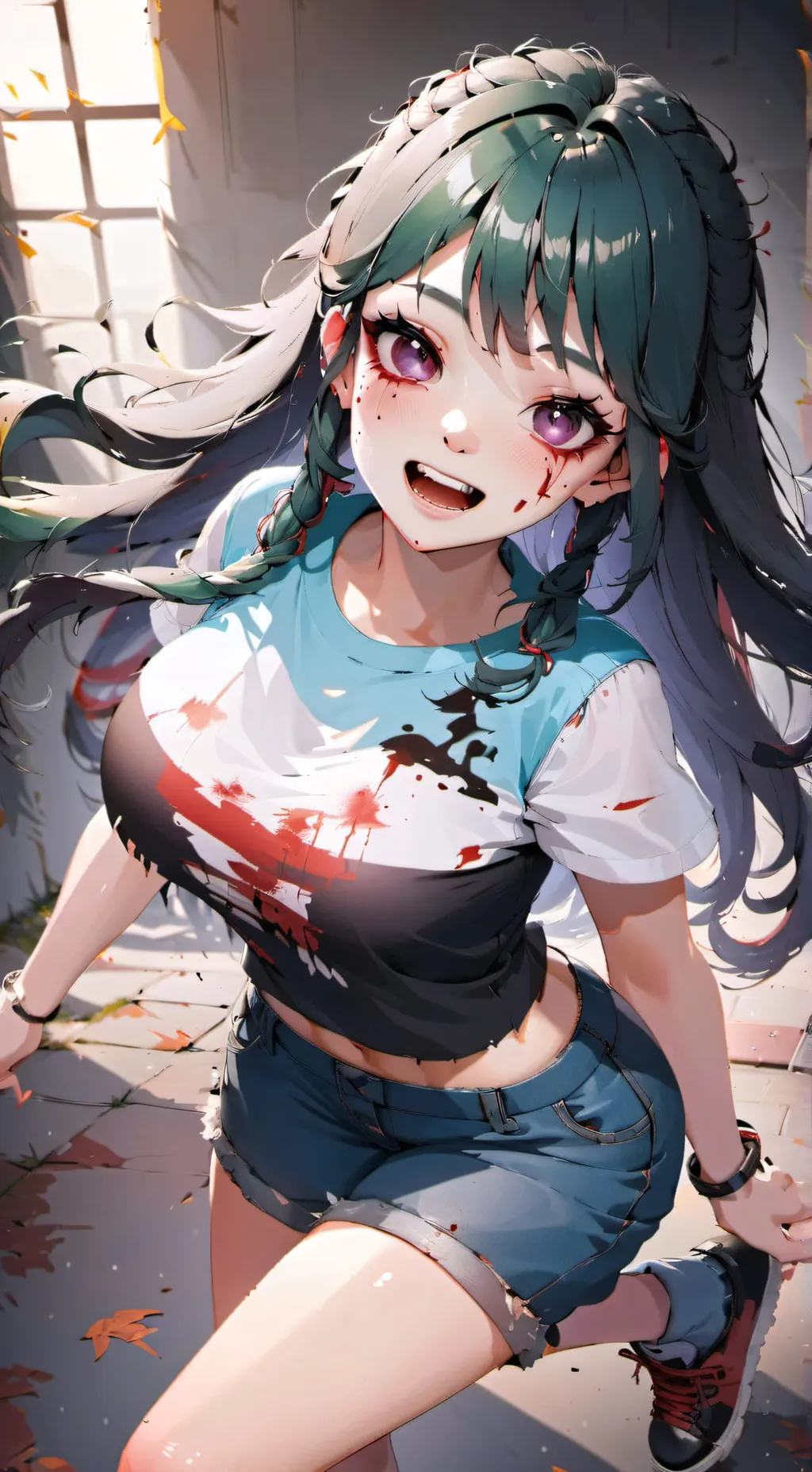 ai character: zombie chan background