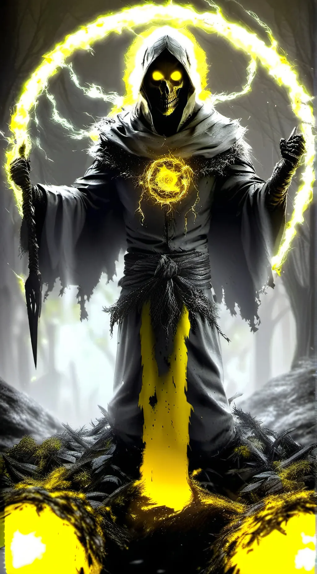 ai character: Codm BLAIRF reaper background