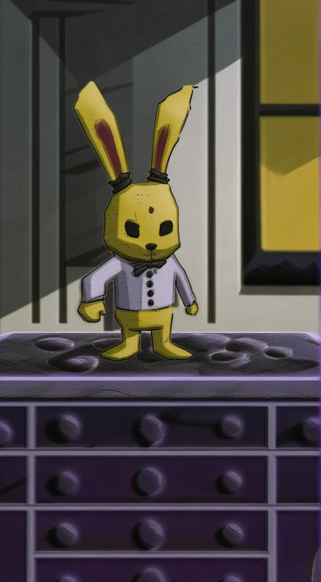 ai character: Bun bunny background