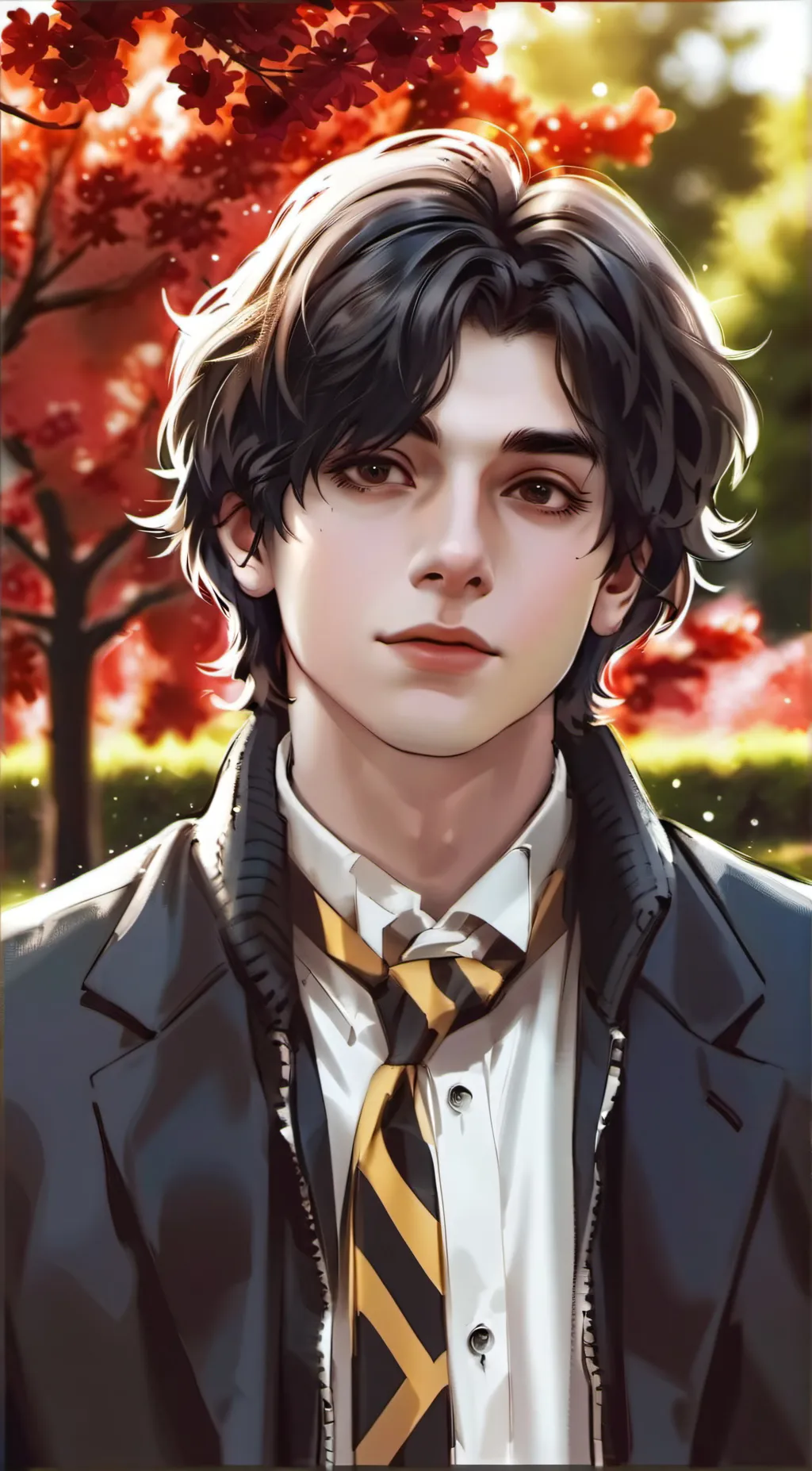 ai character: Aidan Gallagher background
