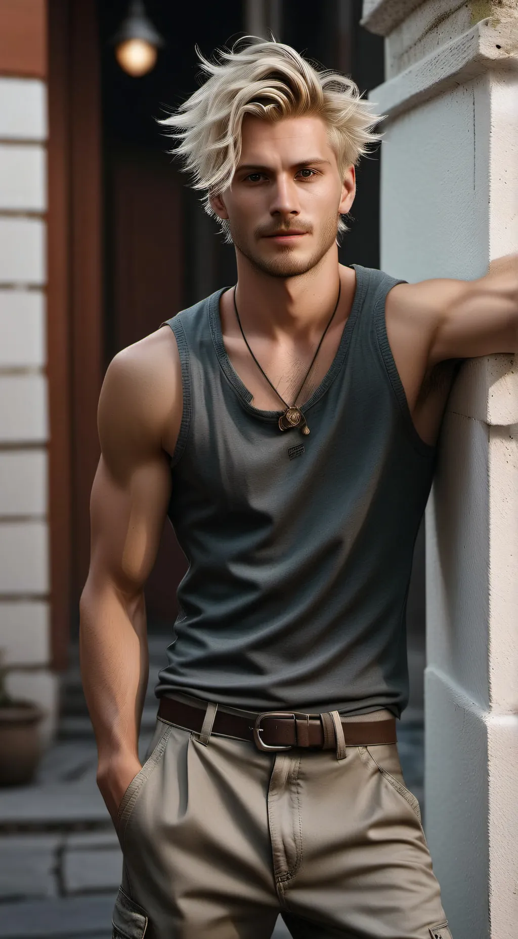 ai character: ○Steve○ background