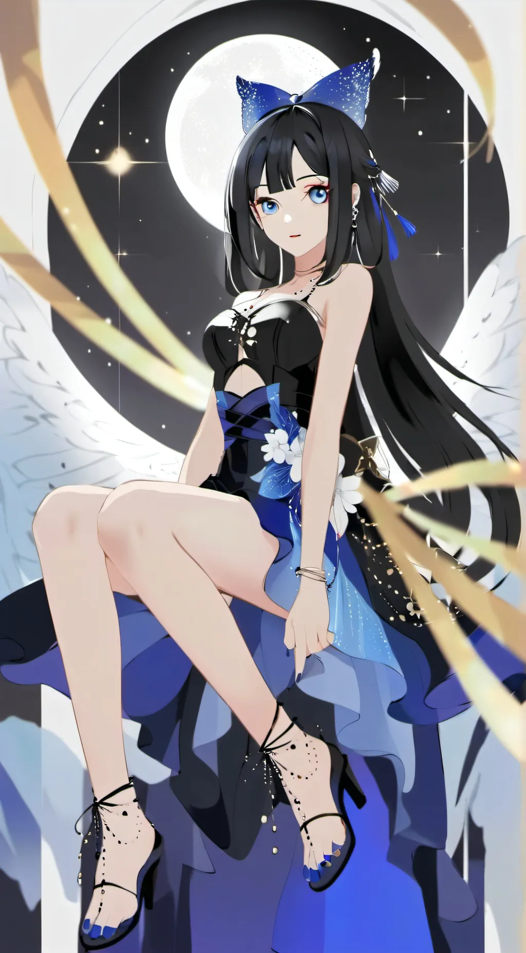 ai character: Hh winter  background