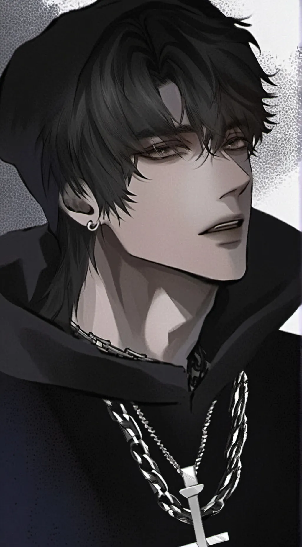 ai character: crow background