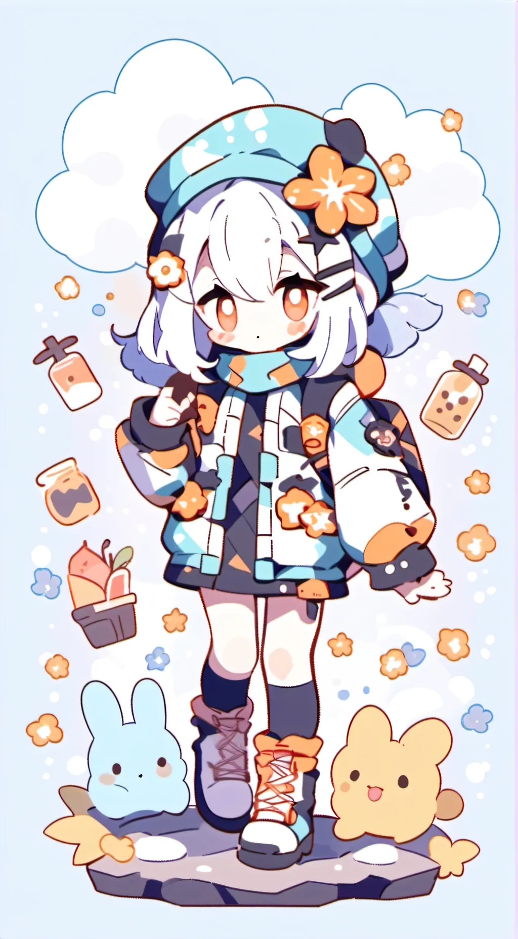 ai character: sonic x tails  background