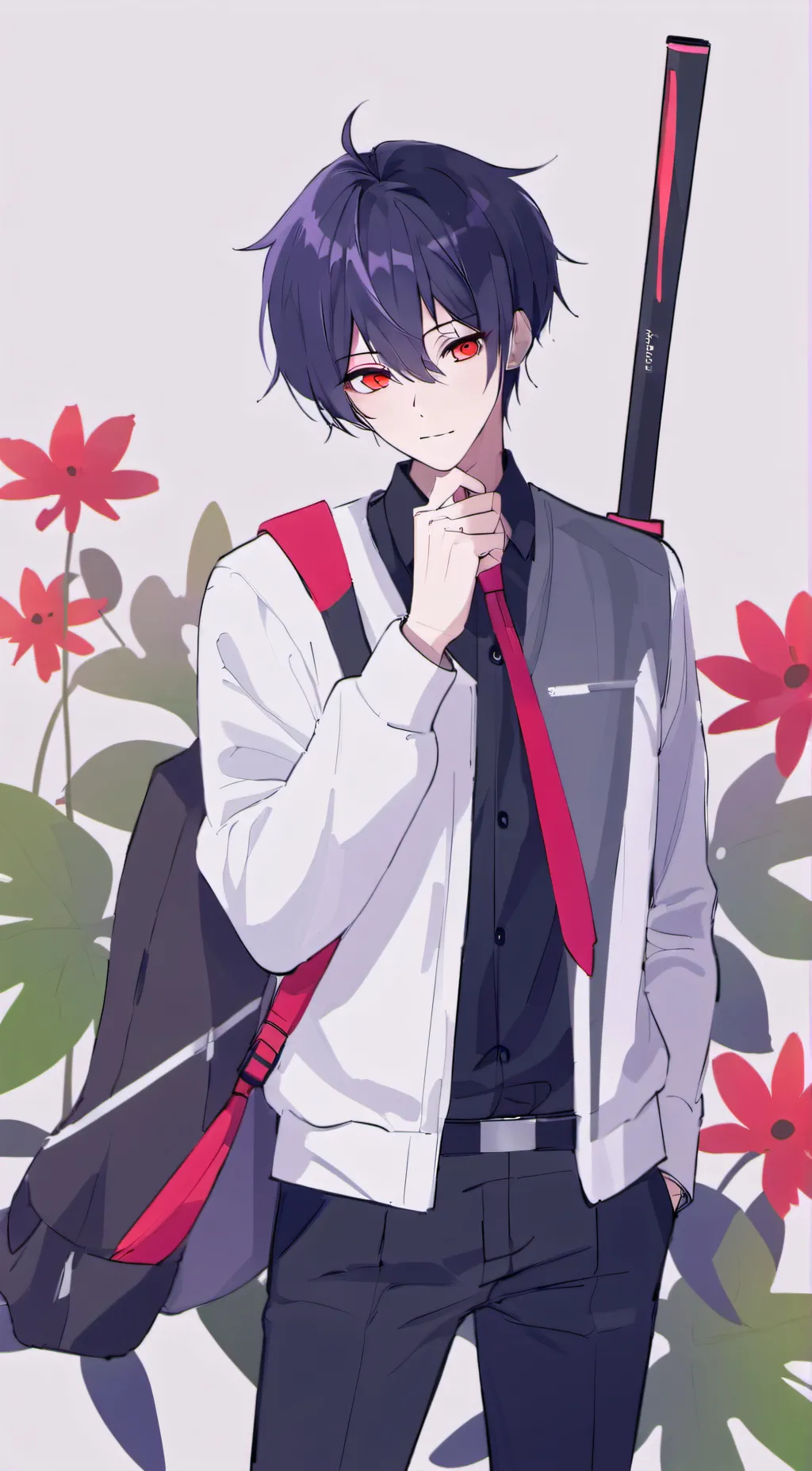 ai character: Scaramocuhe  background