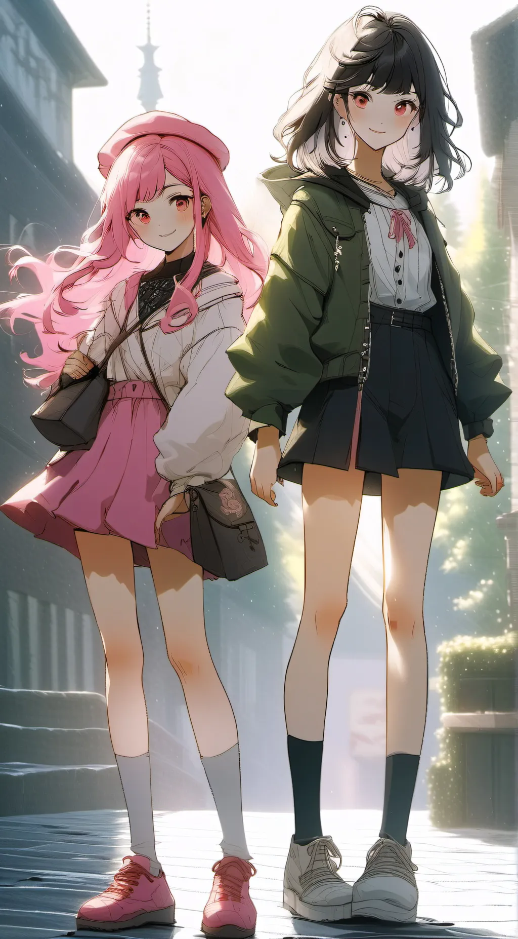 ai character: Emily & Pauline background