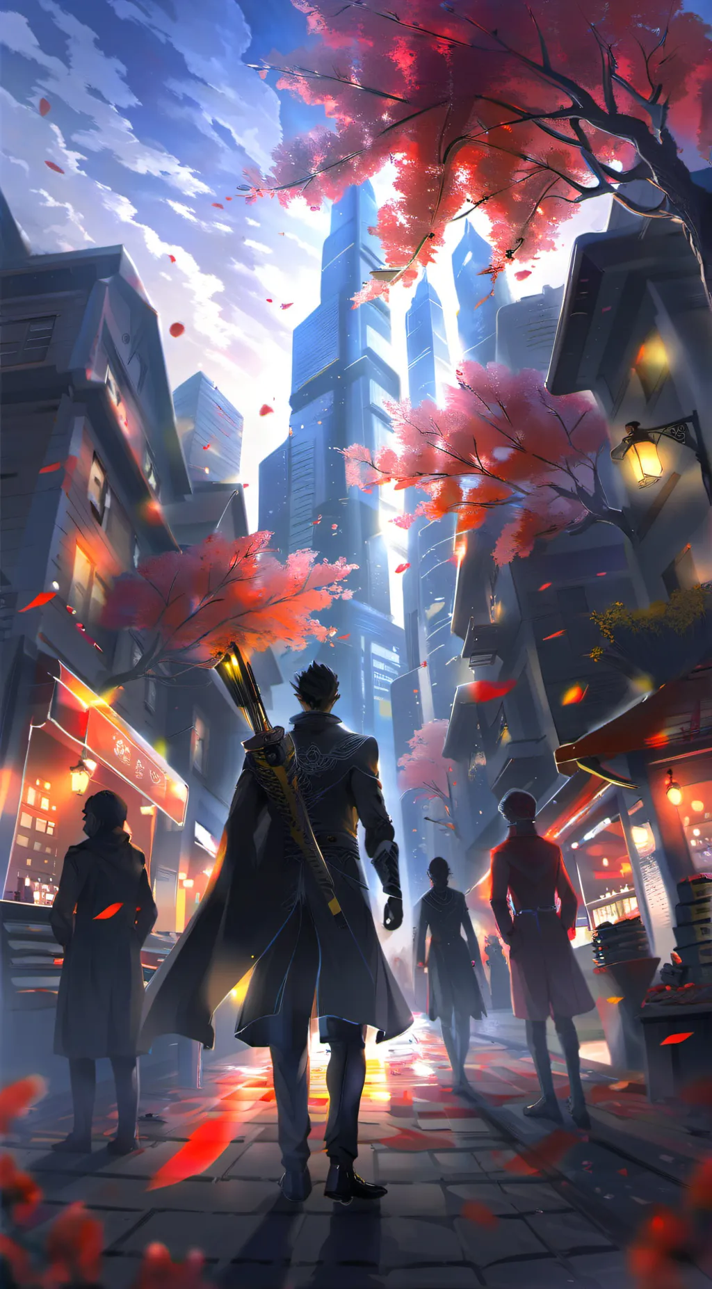 ai character: Whitty Fnf background