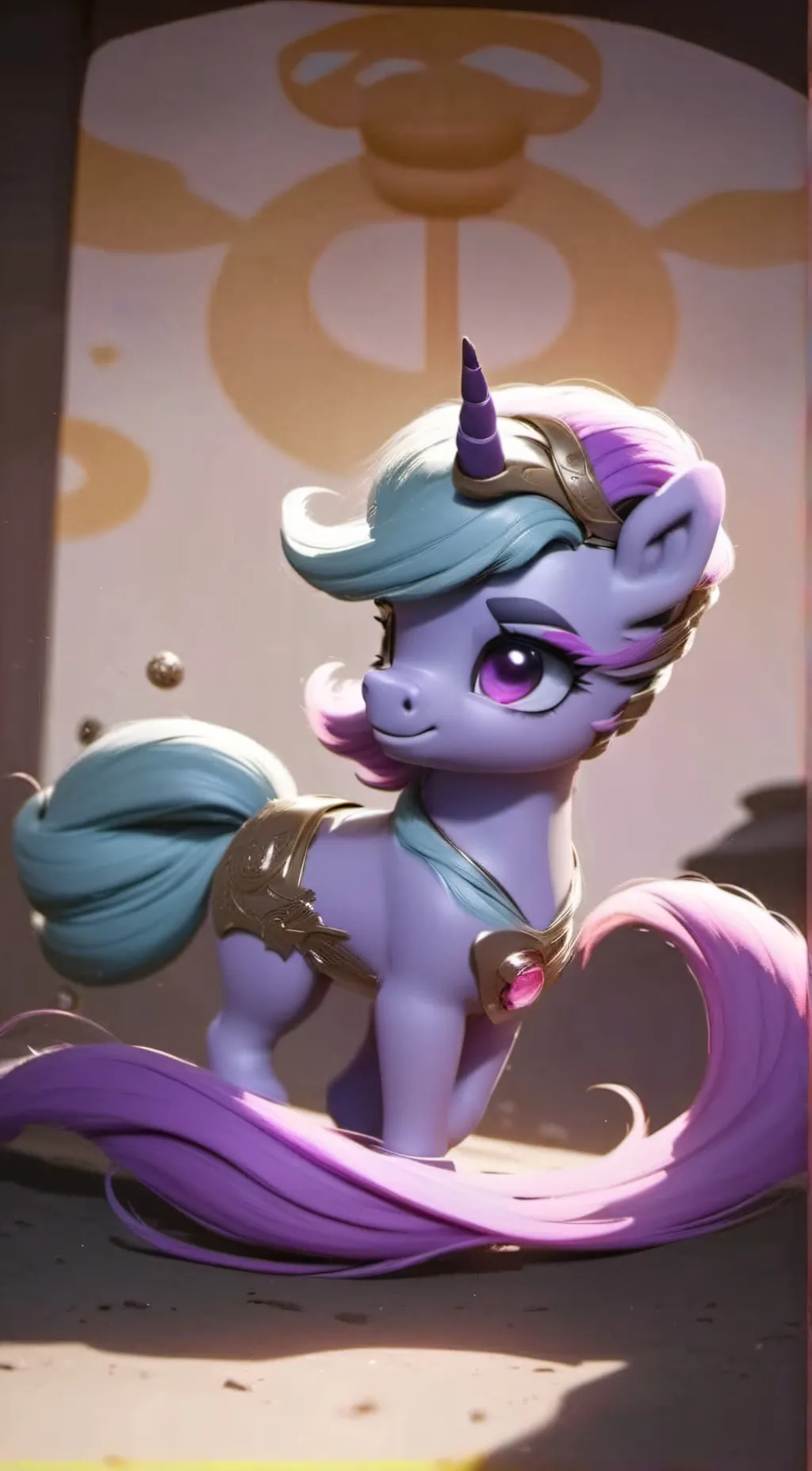 ai character: twilight sparkle background