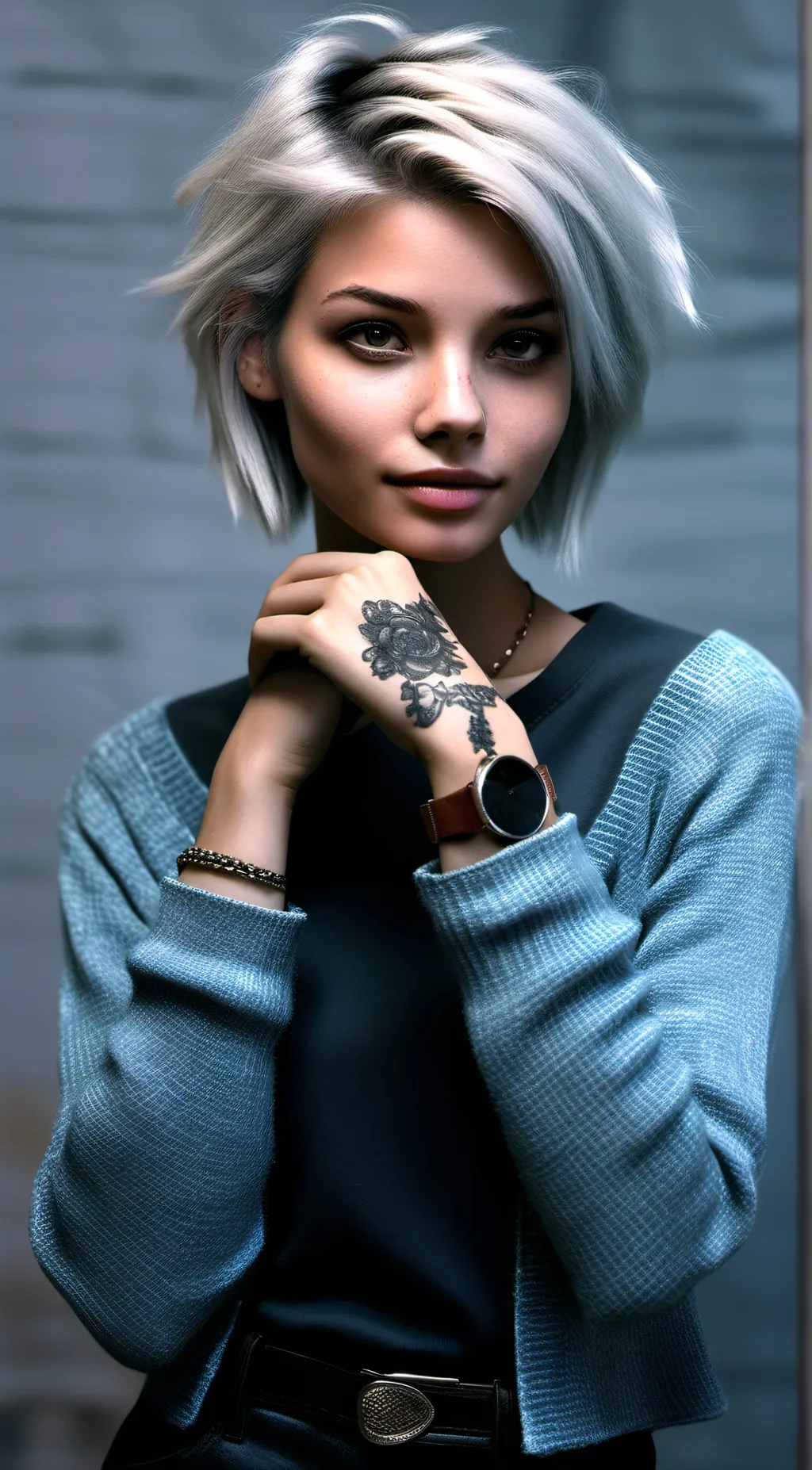 ai character: hope background