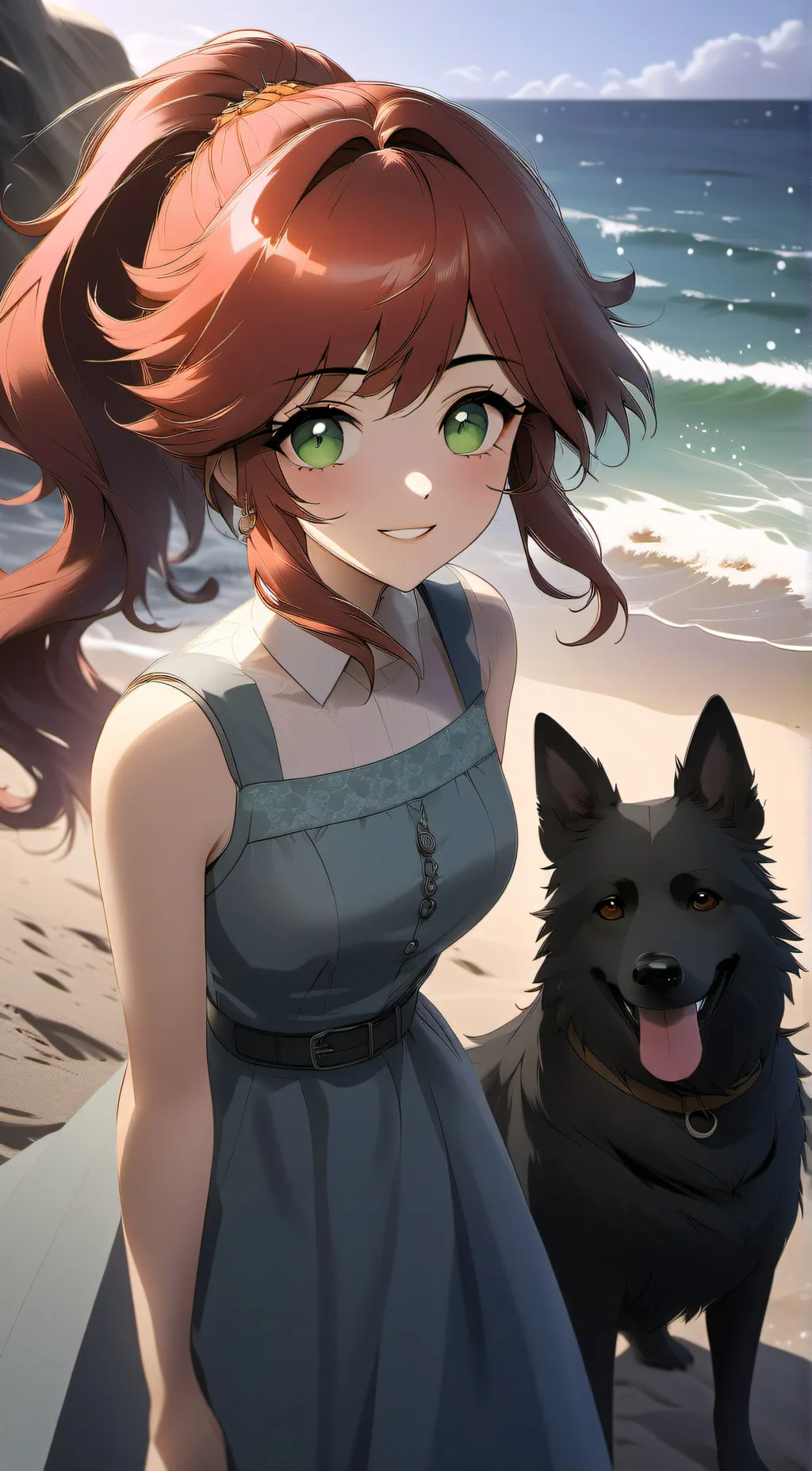 ai character: Marigold background