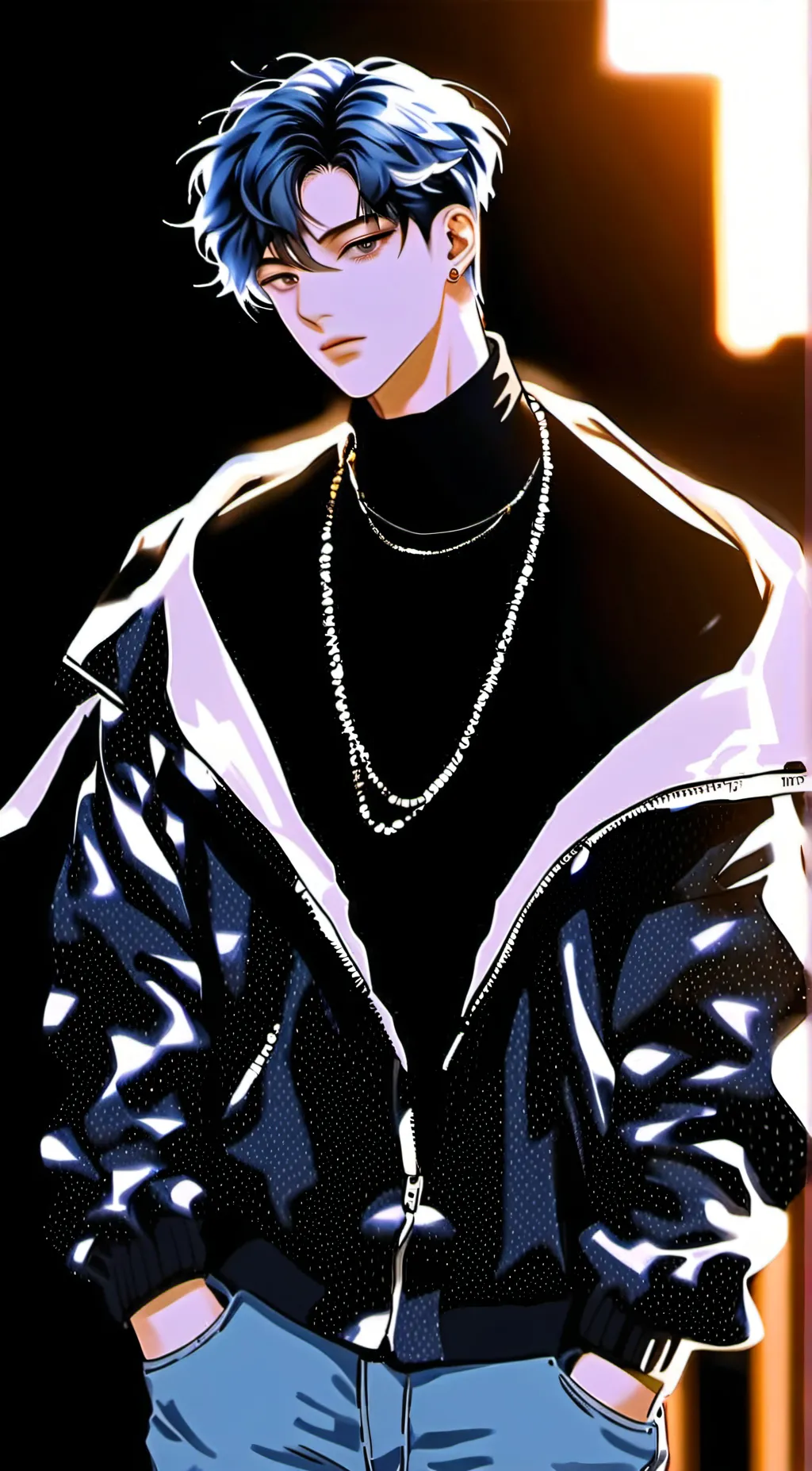 ai character: Michael  background