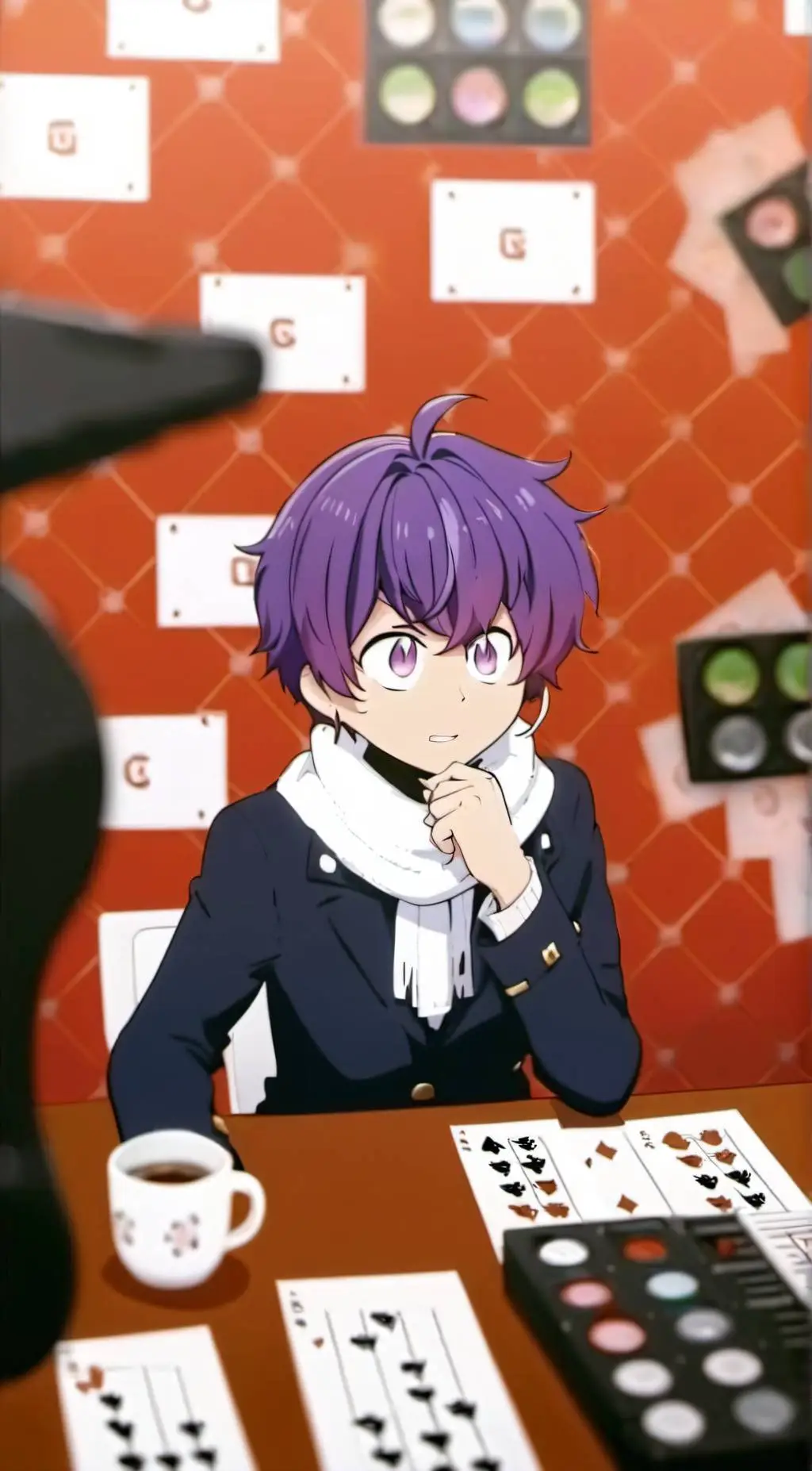 ai character: Light  background