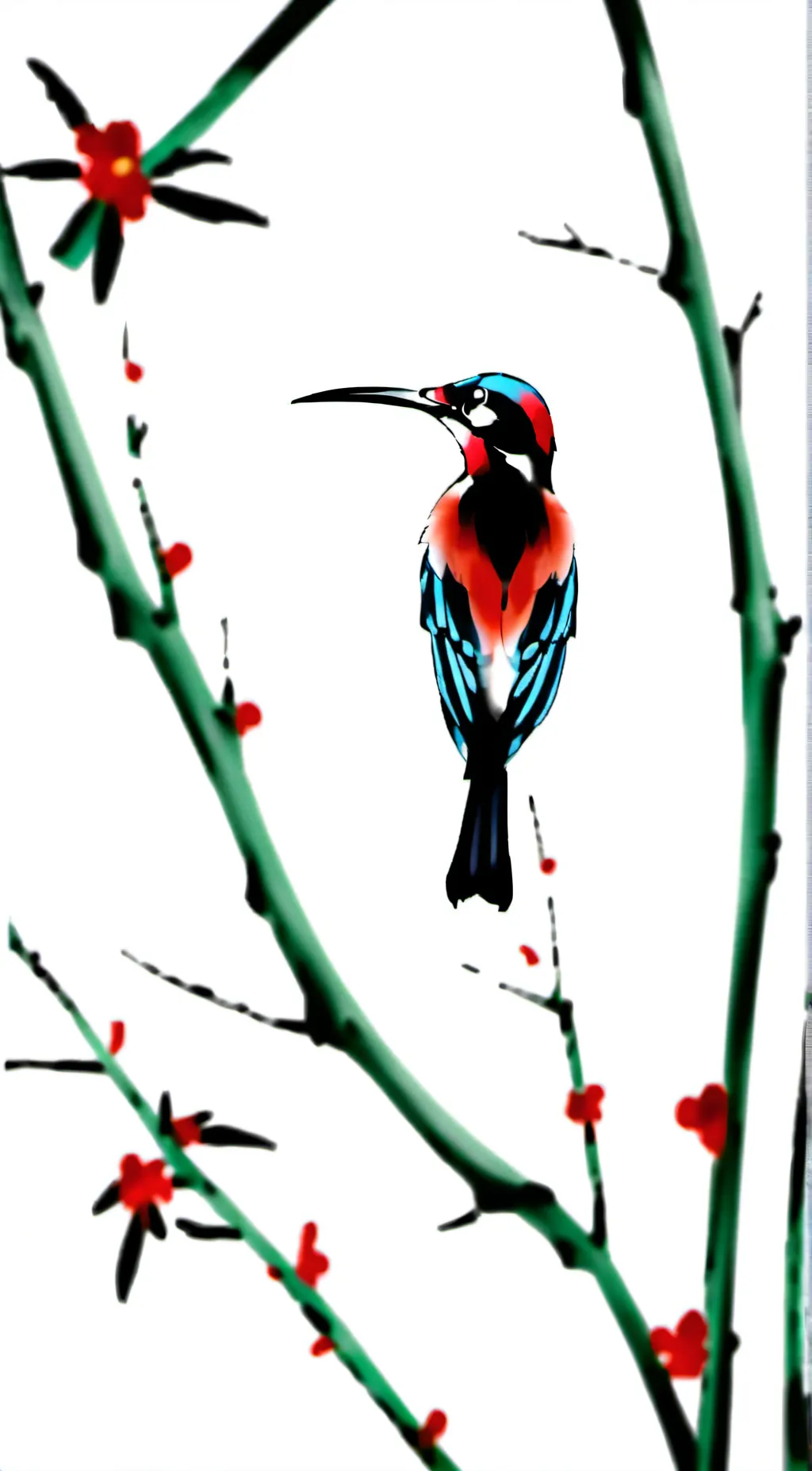 ai character: brid background