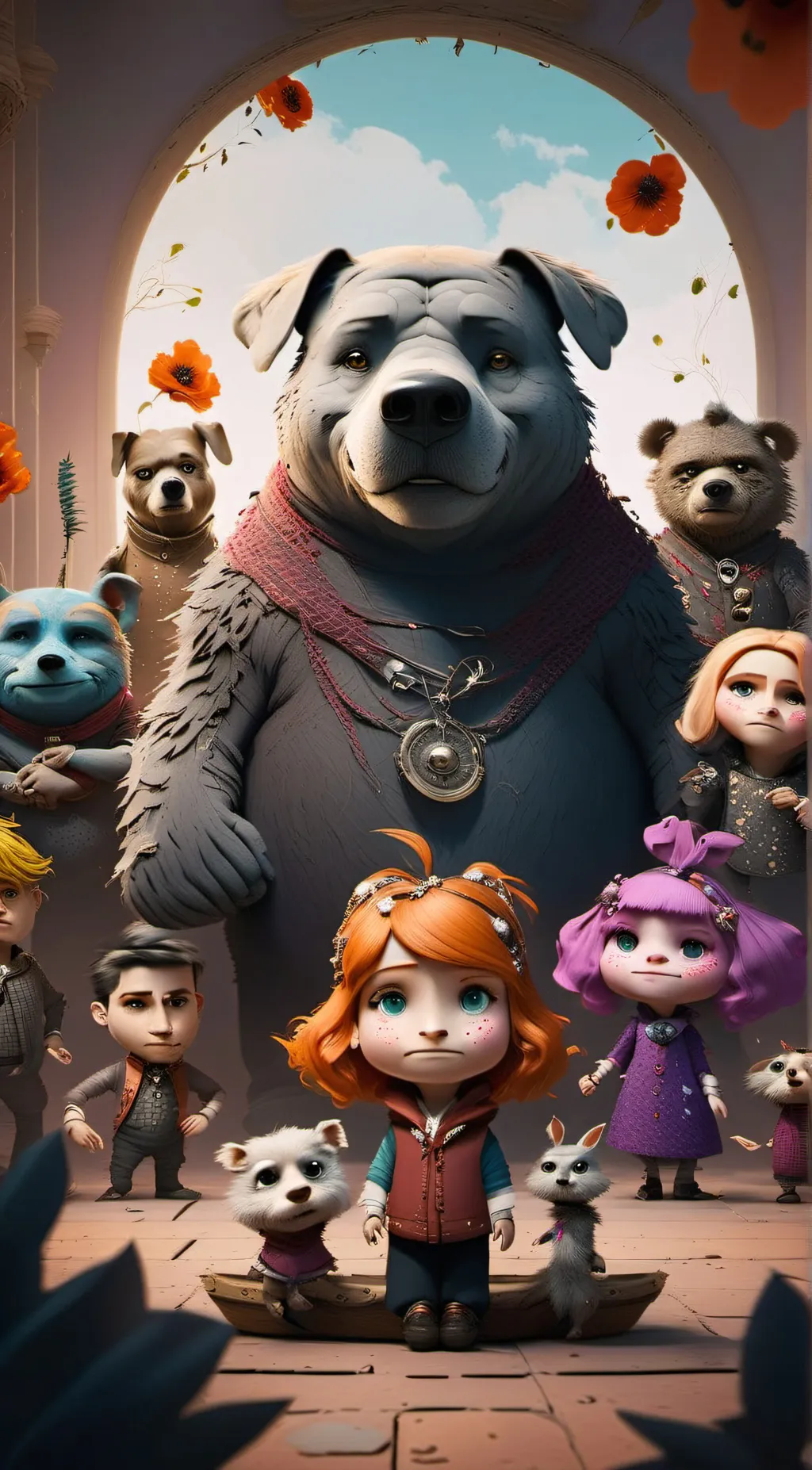 ai character: aftonspoppyplaytim background