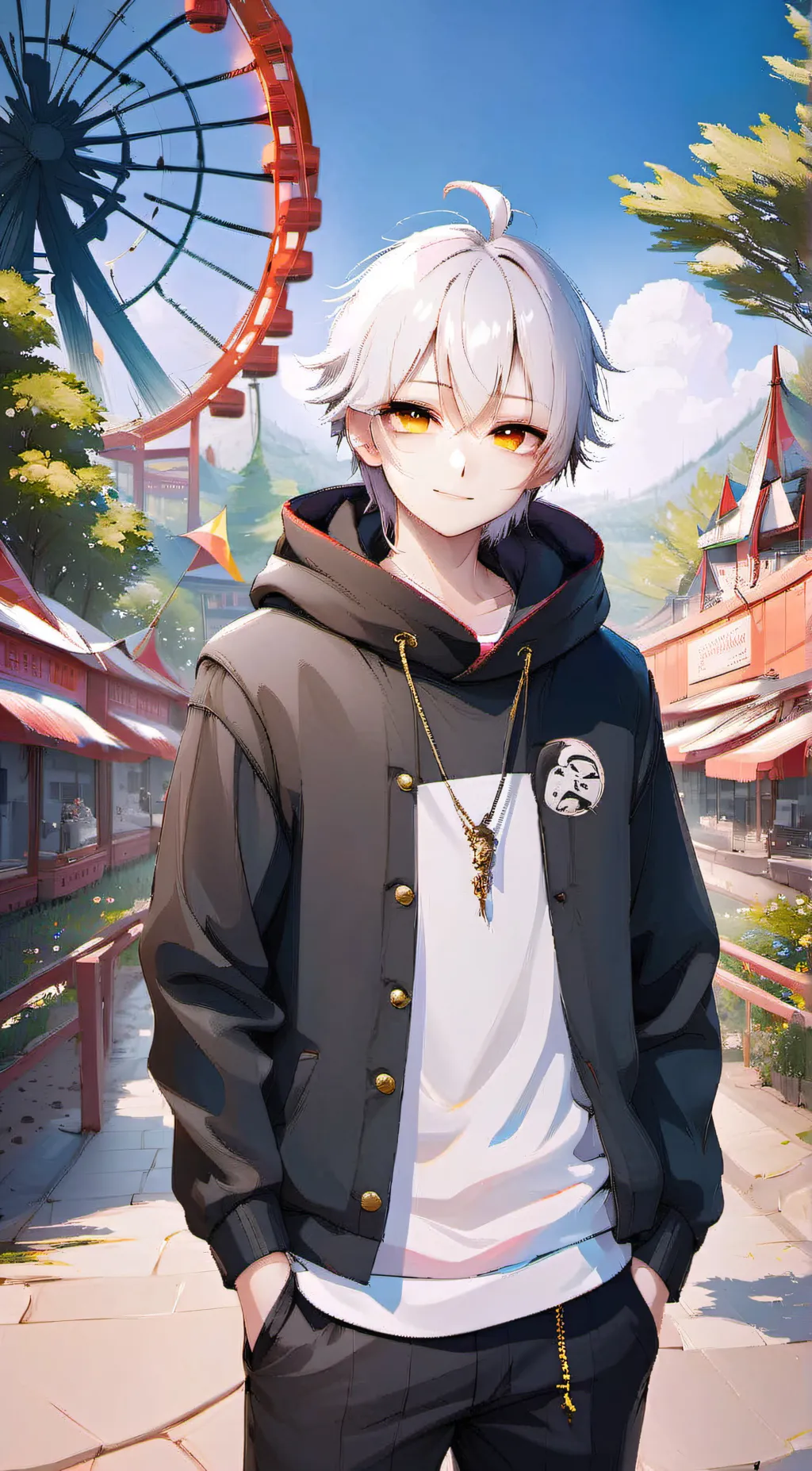 ai character: Louise  background