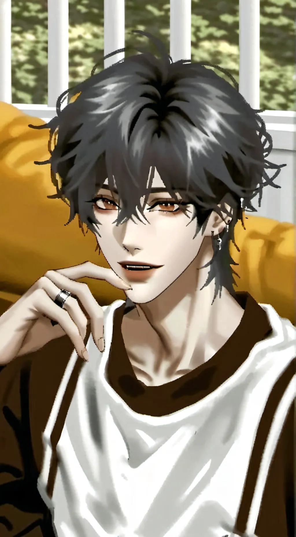 ai character: 𝓓𝓪𝓶𝓲𝓮𝓷 background