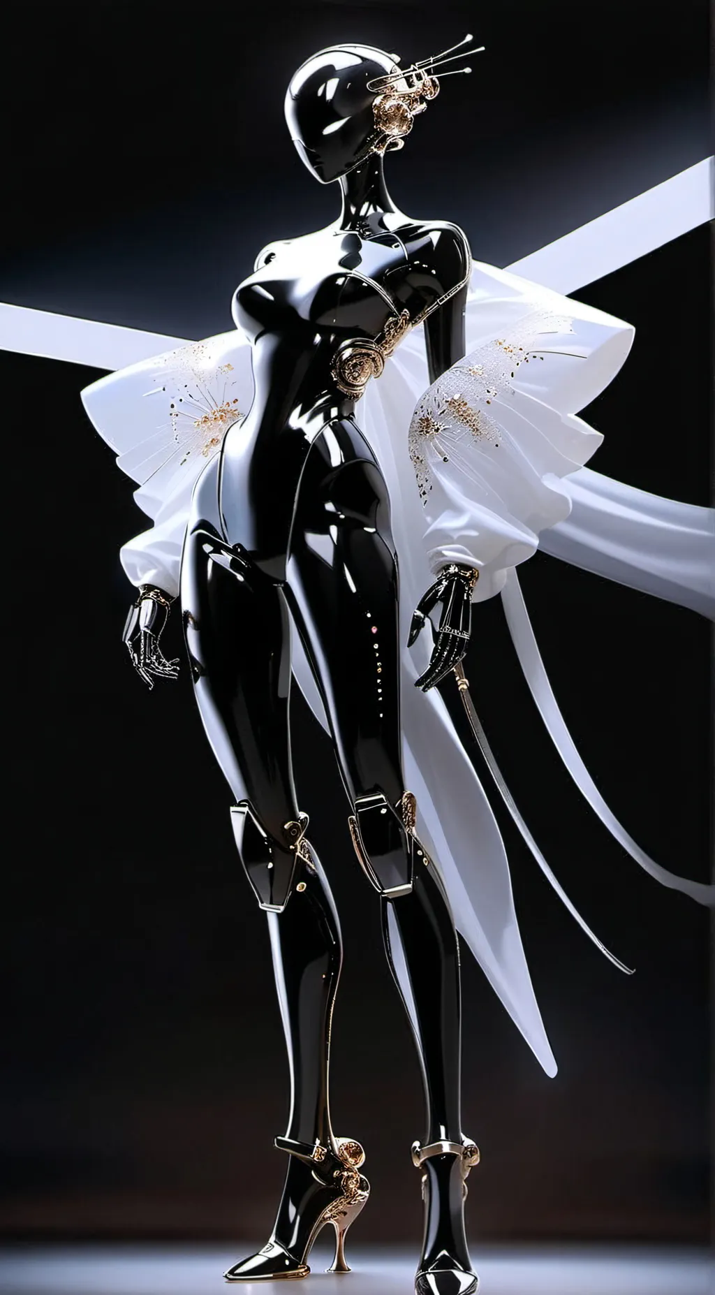 ai character: happy background