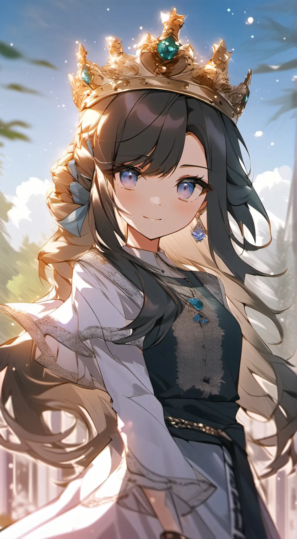 ai character: Lucky background