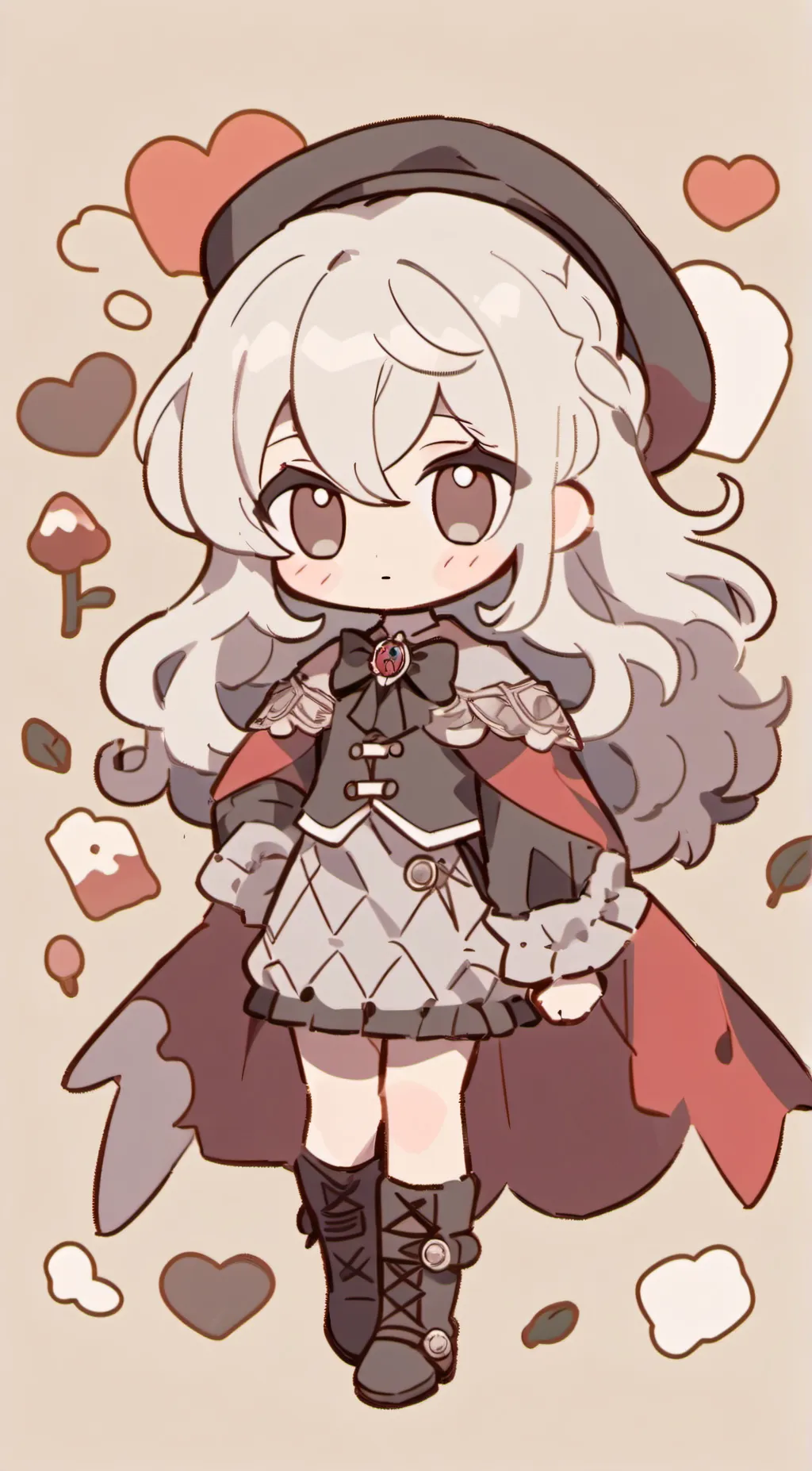 ai character: vampire Hunter sky background