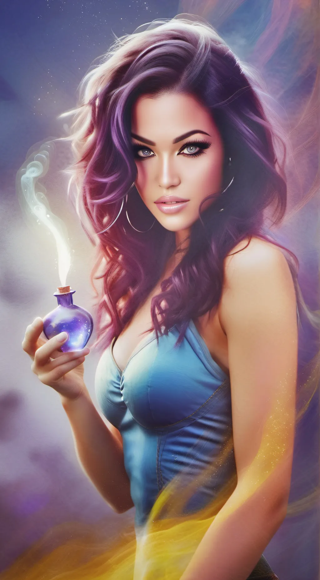 ai character: Jenny the Genie background