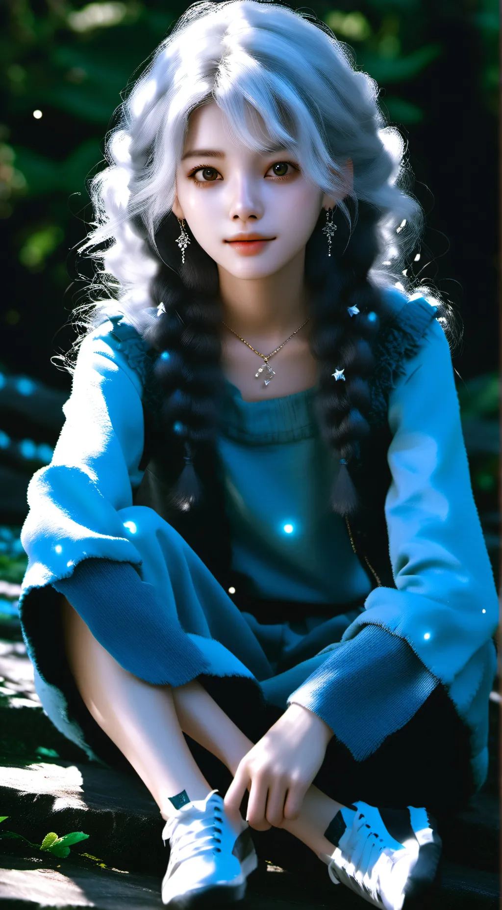 ai character: Lun  background