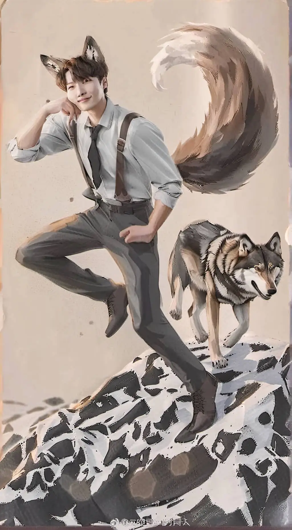 ai character: Jung Hoseok background