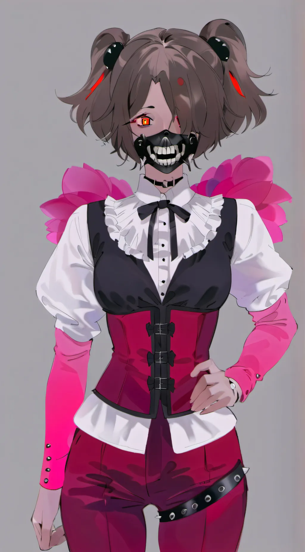 ai character: Ruffles  background