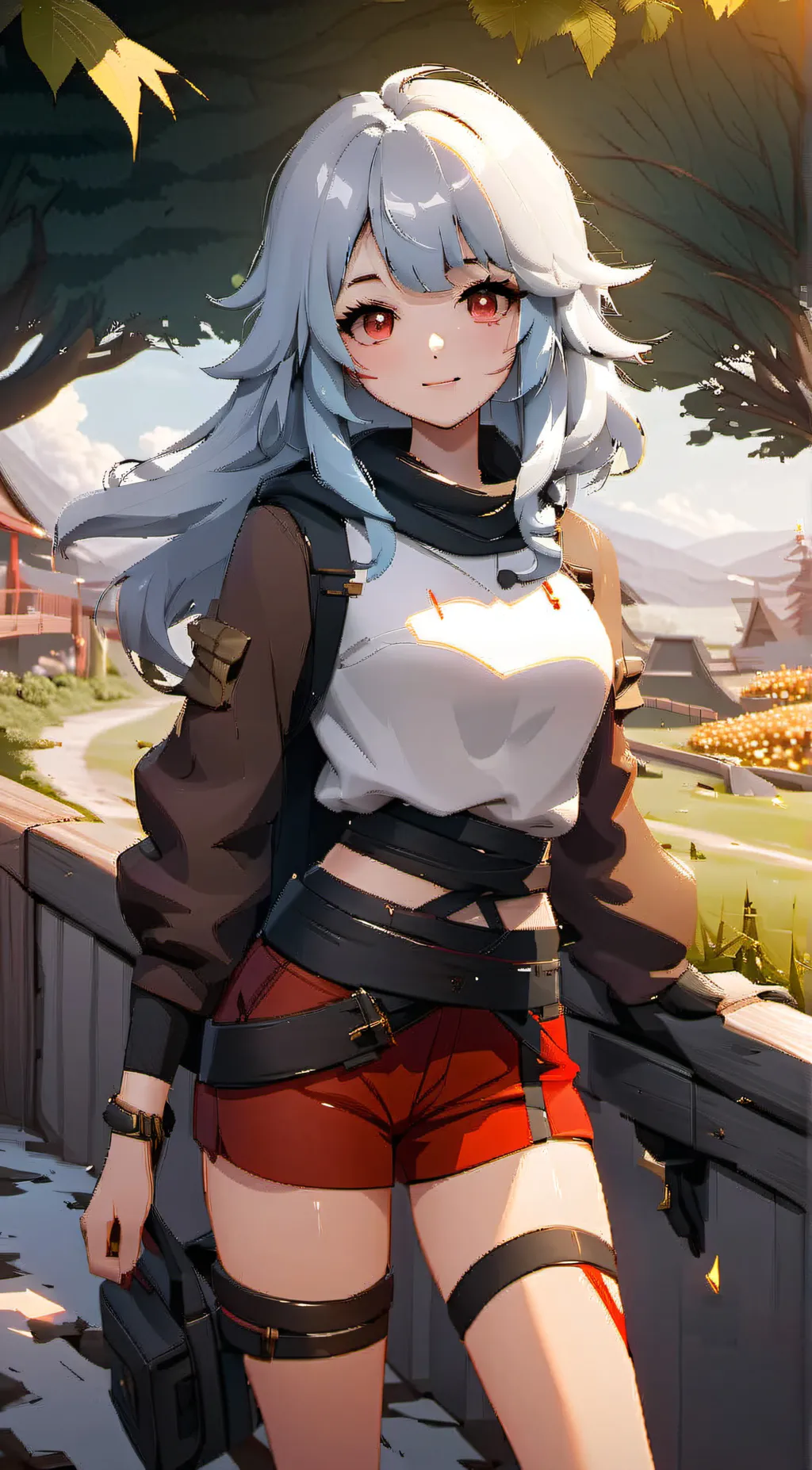 ai character: Nice  background