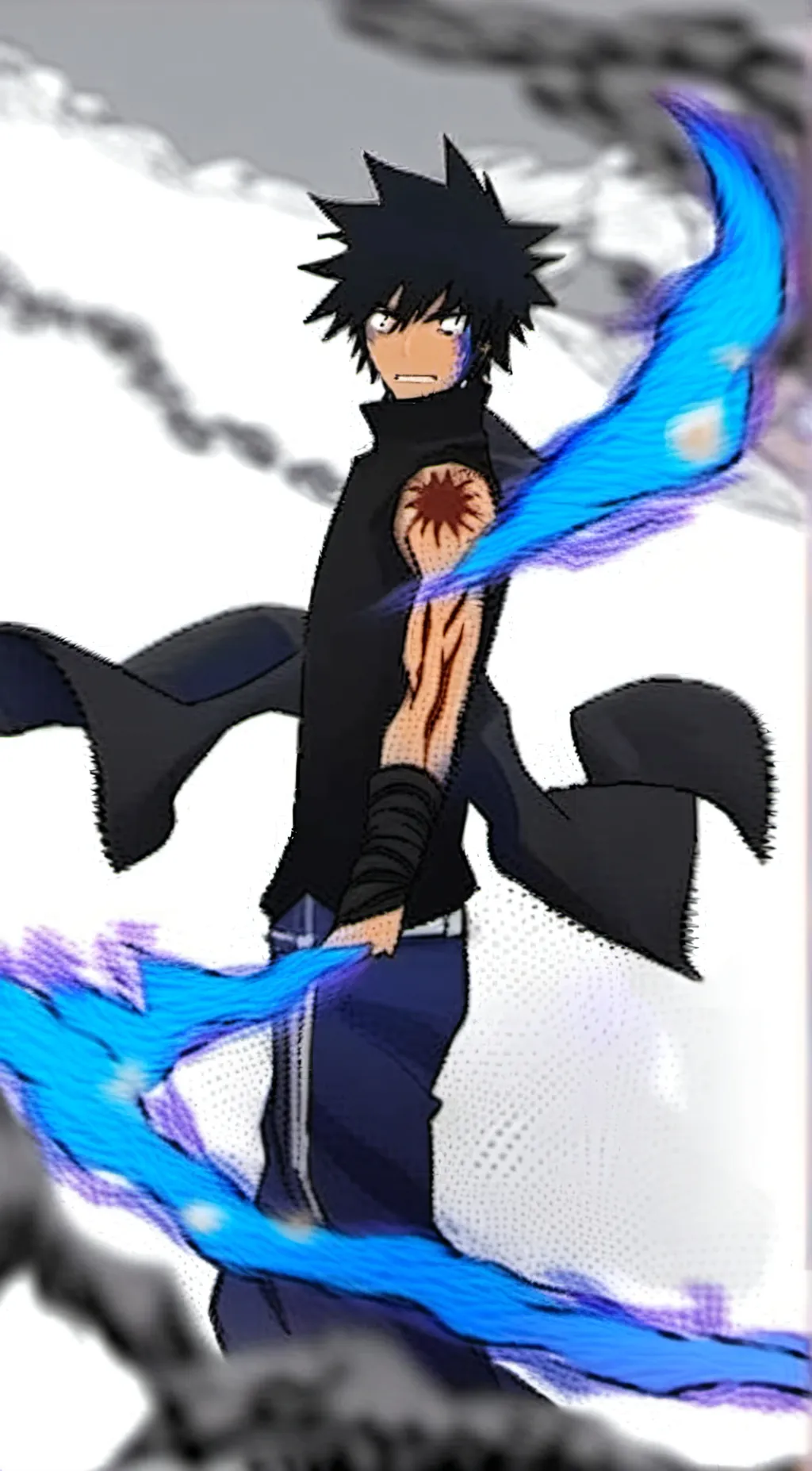 ai character: Dabi background