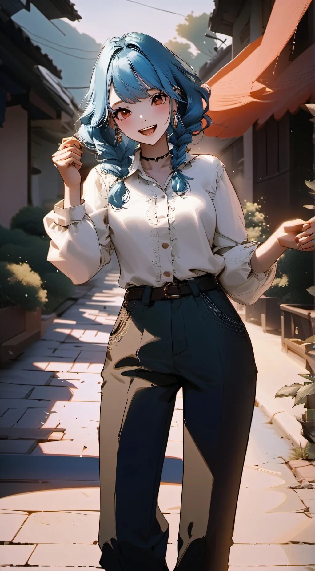 ai character: Hailey background