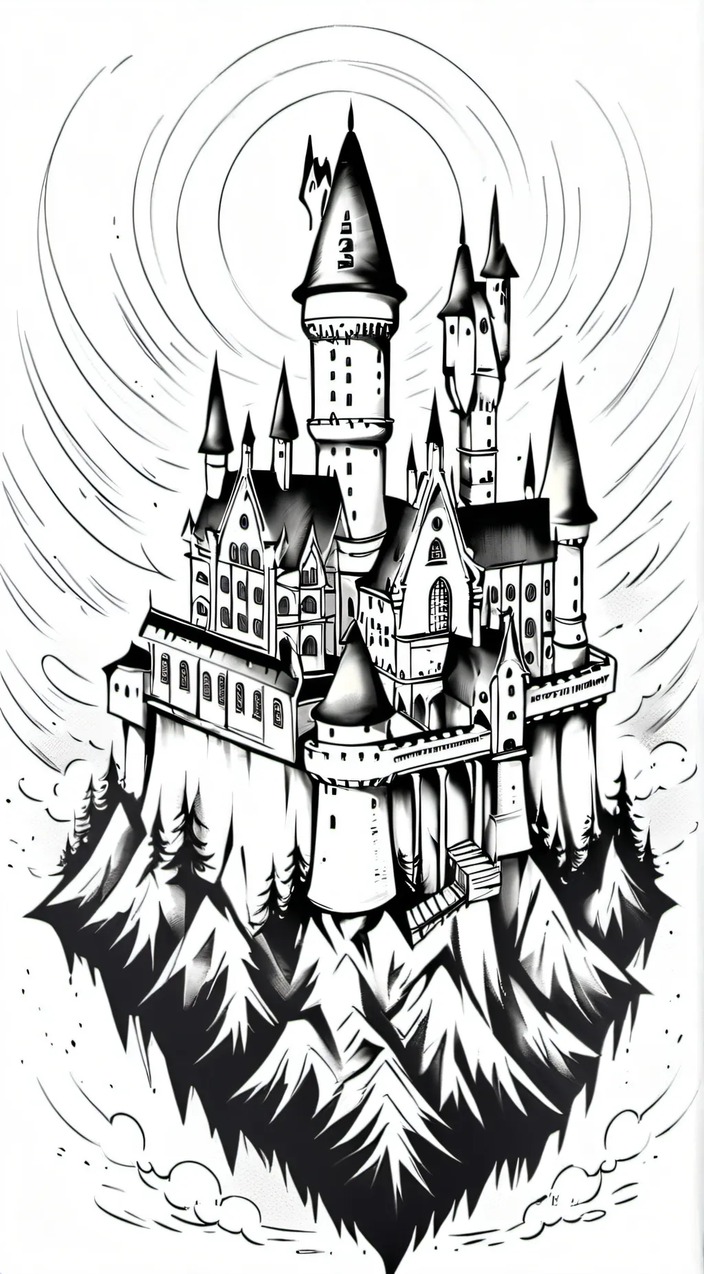 ai character: Hogwarts background