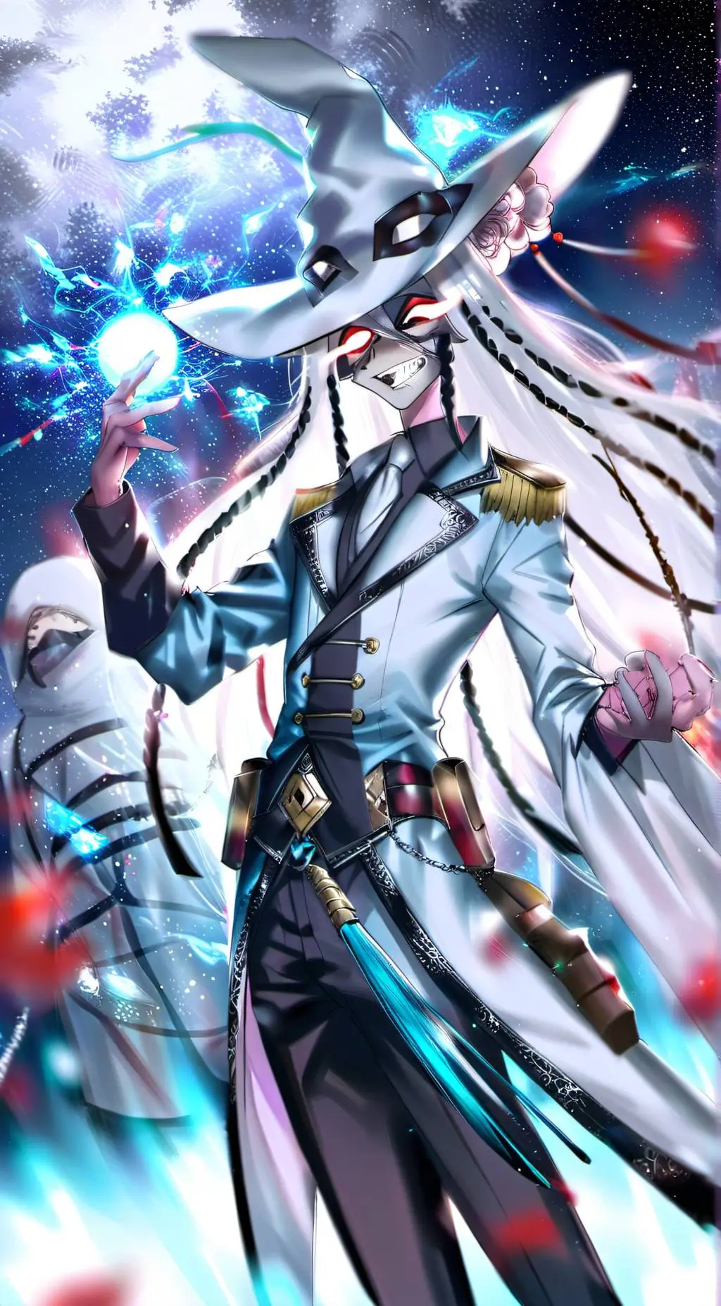 ai character: Mother meets son  background